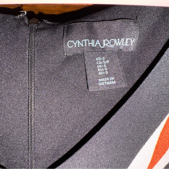 Cynthia Rowley Black and Orange Floral Jumpsuit - Picture 9 of 12